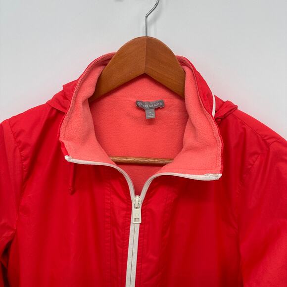 T BY TALBOTS Pink Fleece Lined Spring Water Resistant Jacket // XS Petite - Picture 4 of 14